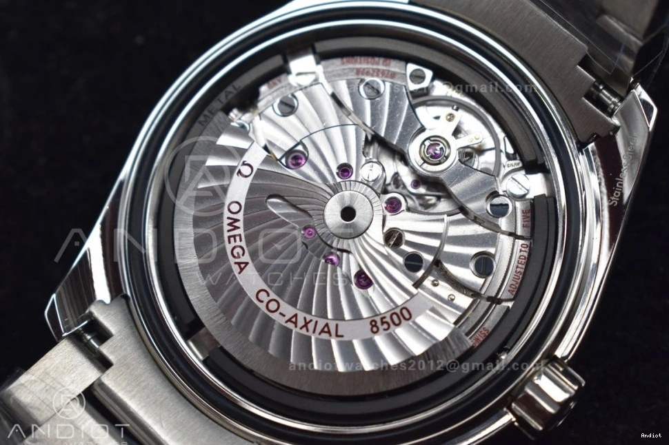 Bracelet Terra Edition Dial Aqua 1:1 Best SS VSF A8500 SS 150M On Black 1225